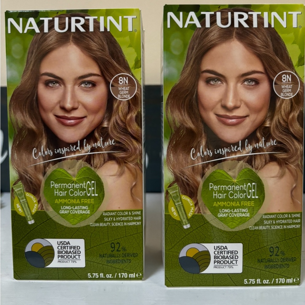 1 NEW Box NATURTINT nourishing⭐️long-lasting hair color [8N]Wheat Germ Blonde